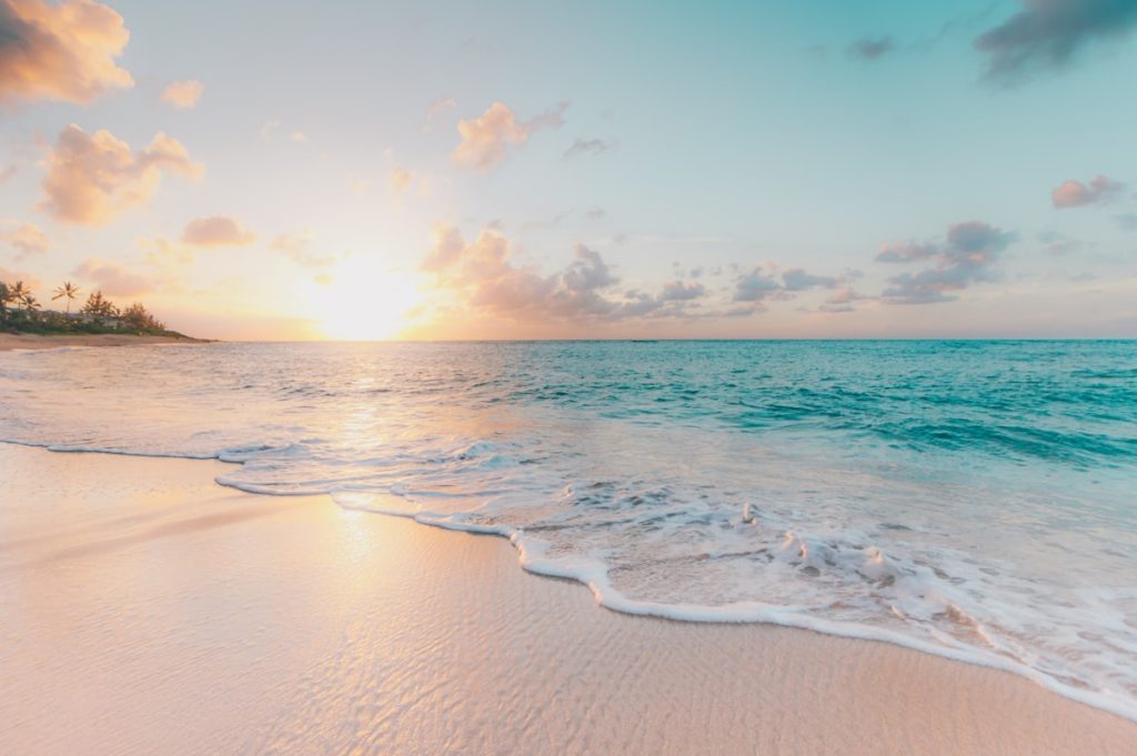 Strand aan de Spaanse kust